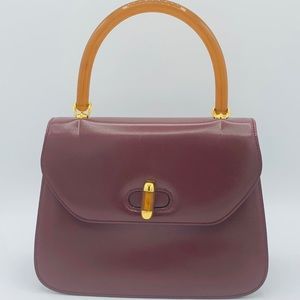 Vintage 1960s GUCCI Bakelite Top Handle Bag